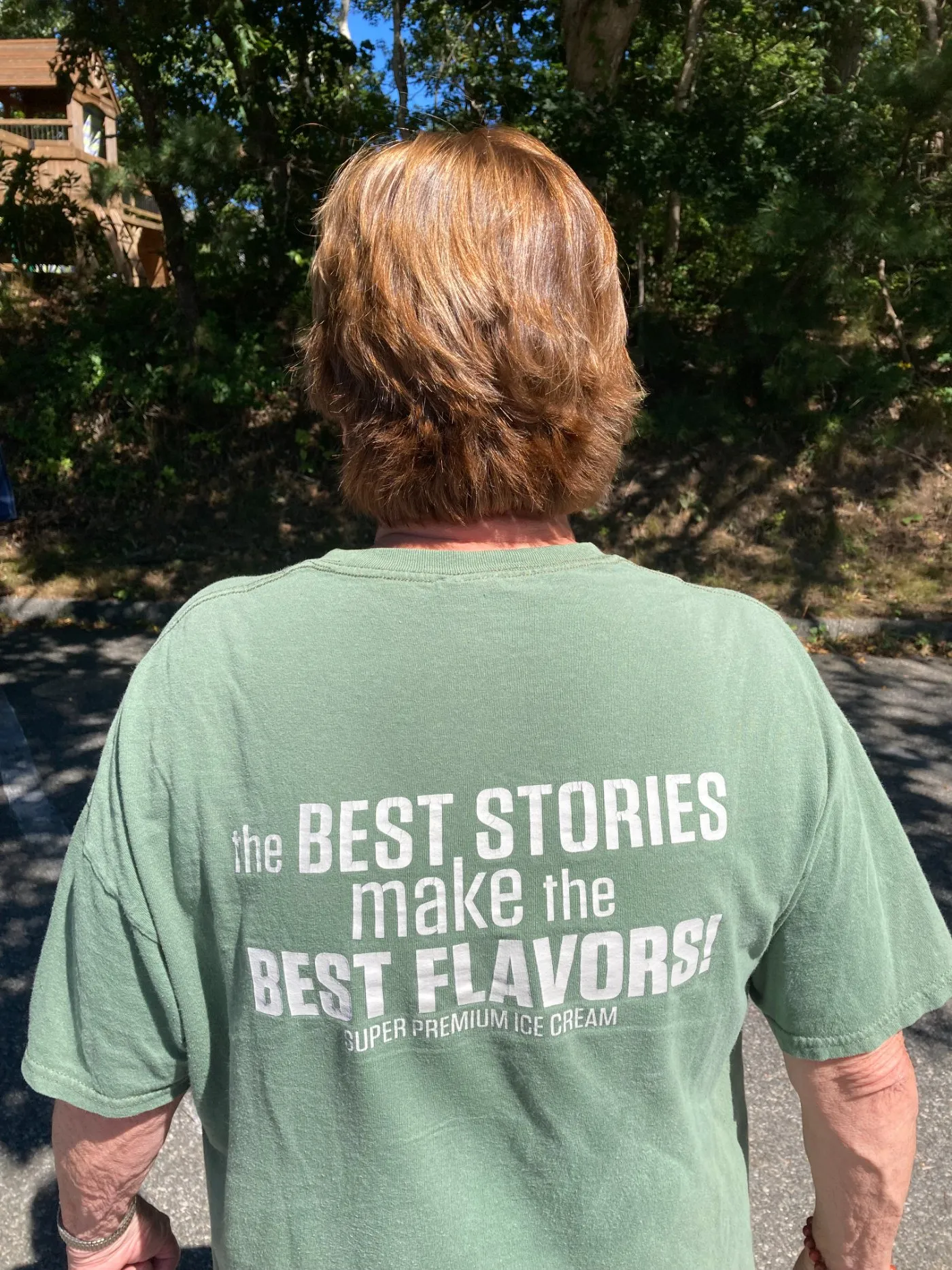 T-shirt reading: the best stories make the best flavors