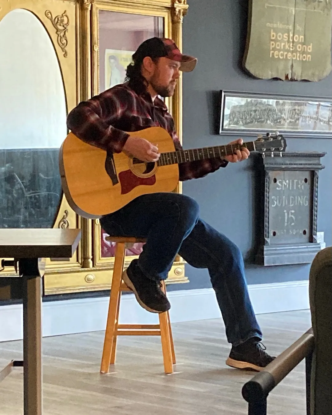 Nick Sabbag playing guitar